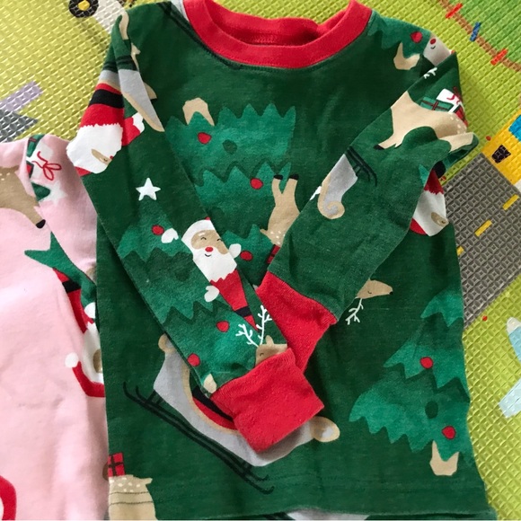 Boy/Girl Twin Matching Holiday Pajamas size 2T - Picture 4 of 6
